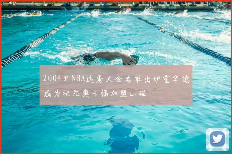 2004年NBA选秀大会名单出炉霍华德成为状元奥卡福加盟山猫