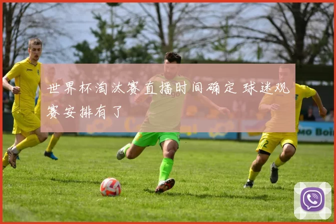世界杯淘汰赛直播时间确定 球迷观赛安排有了