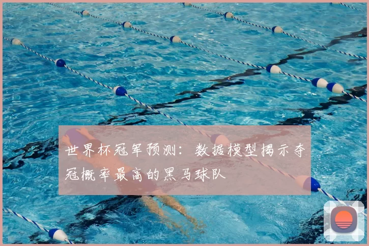 世界杯冠军预测：数据模型揭示夺冠概率最高的黑马球队